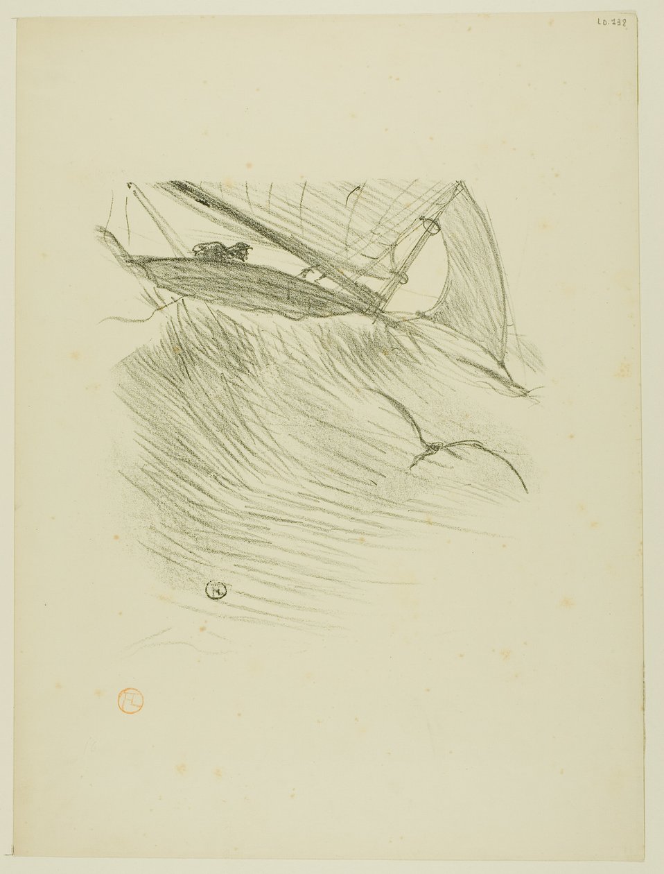 Las golondrinas del mar, de Mélodies de Désiré Dihau de Henri de Toulouse Lautrec