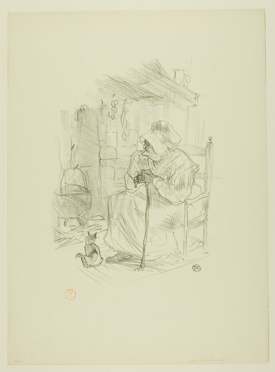 El secreto, de Mélodies de Désiré Dihau de Henri de Toulouse Lautrec