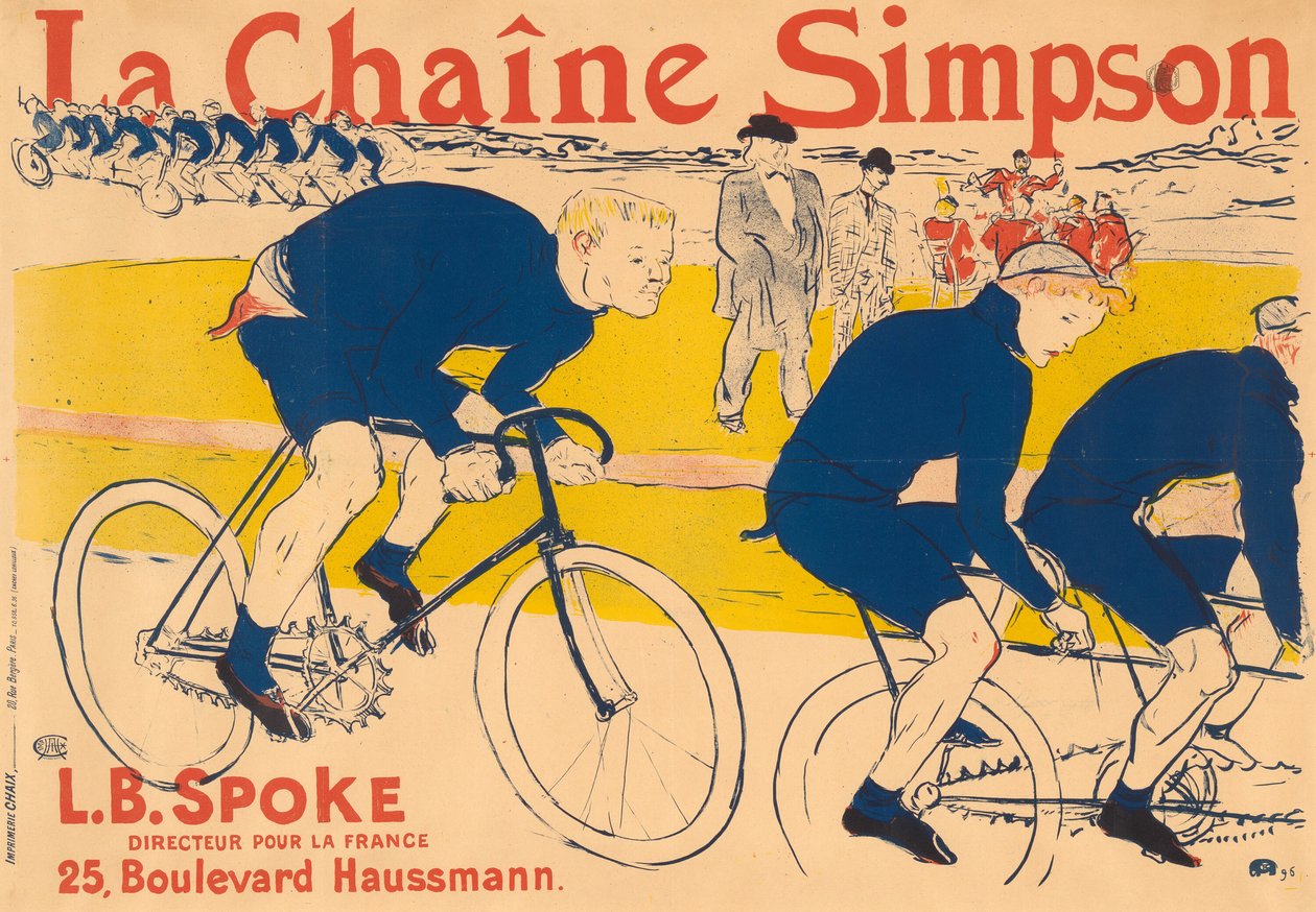 La cadena Simpson de Henri de Toulouse Lautrec