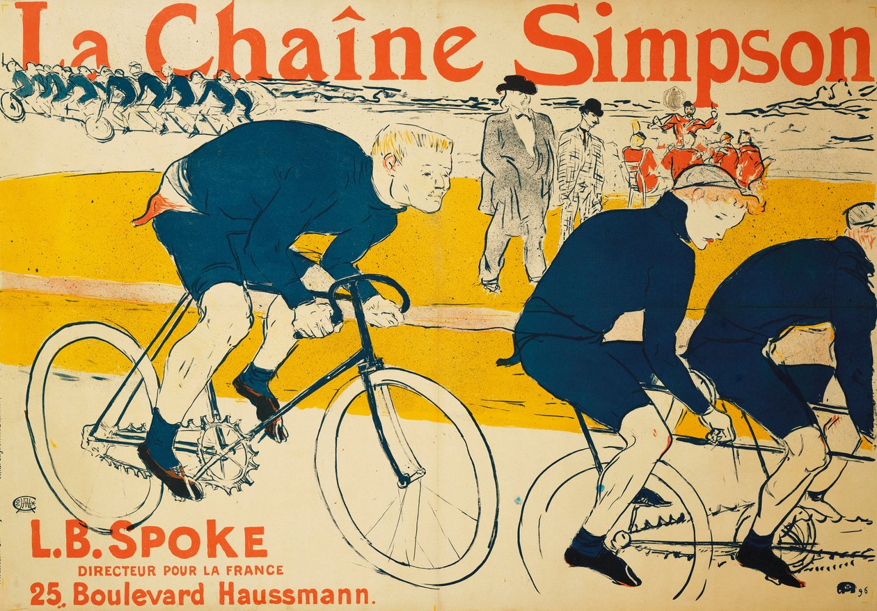 La Cadena Simpson, 1896 de Henri de Toulouse Lautrec