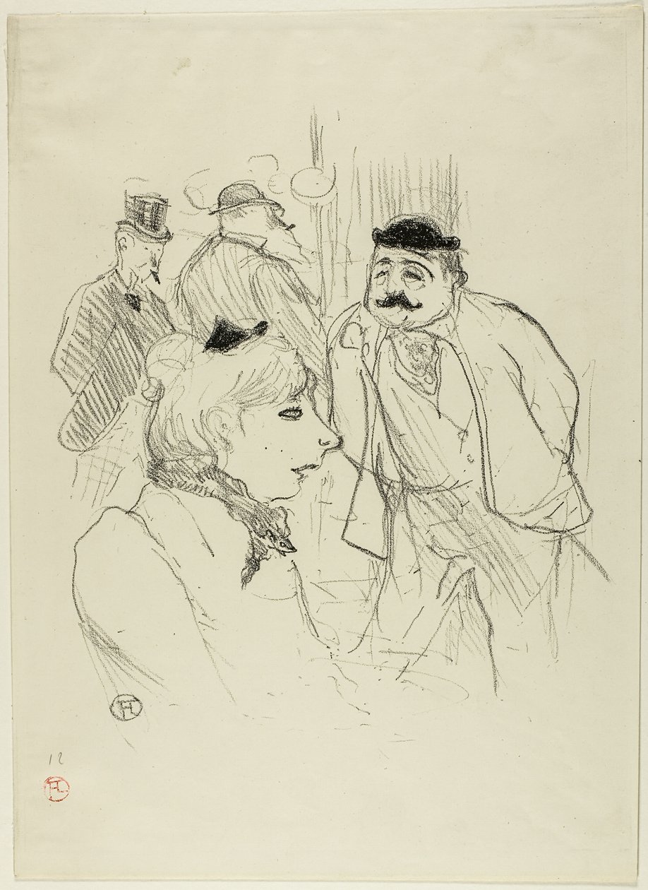 El tallo—Moulin Rouge de Henri de Toulouse Lautrec