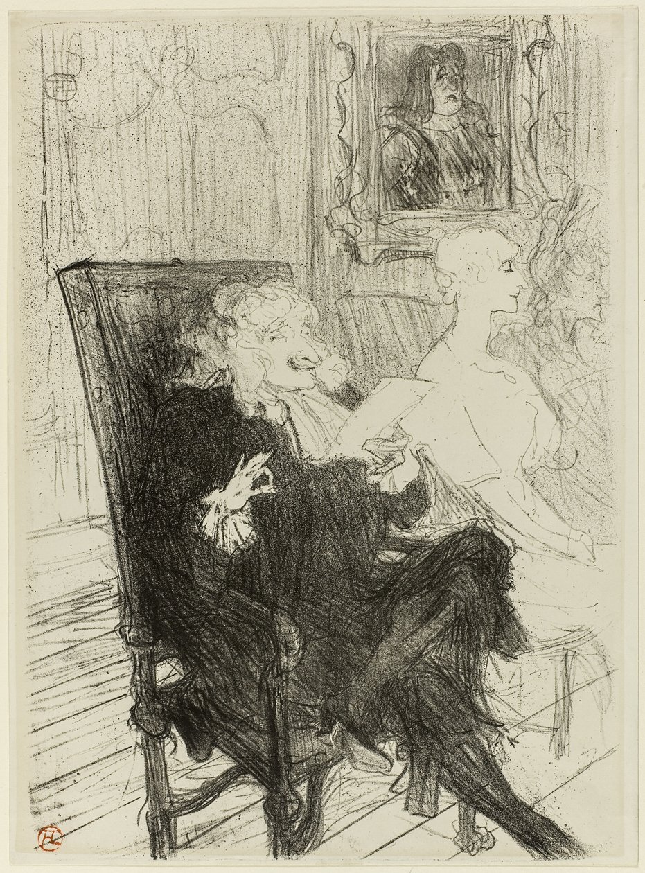 Truffier y Moreno, en Las mujeres sabias de Henri de Toulouse Lautrec