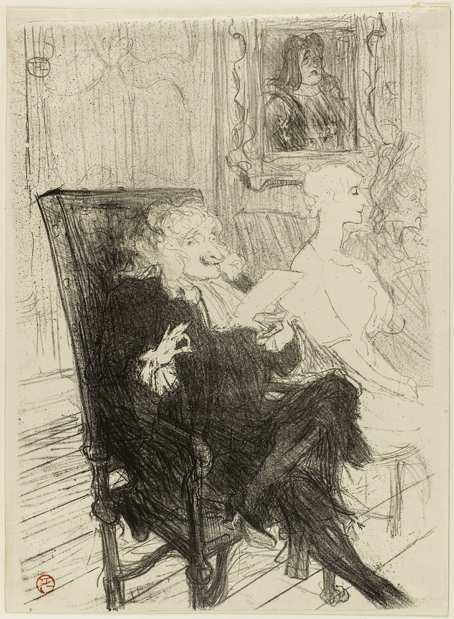 Truffier y Moreno, en Las Mujeres Sabias de Henri de Toulouse Lautrec