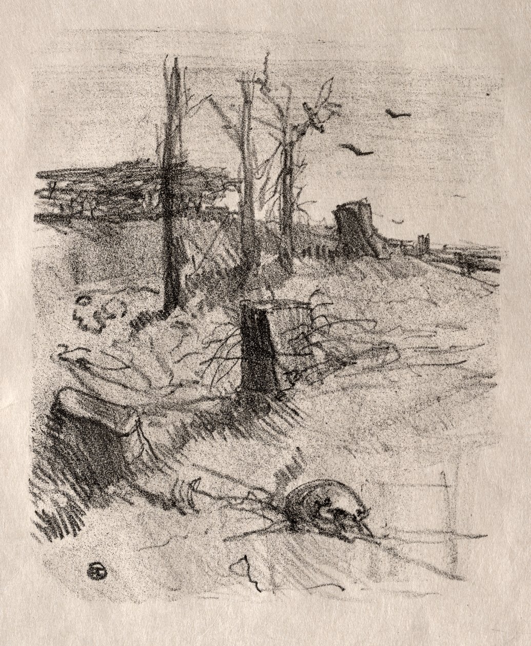 Un cementerio en Galicia de Henri de Toulouse Lautrec