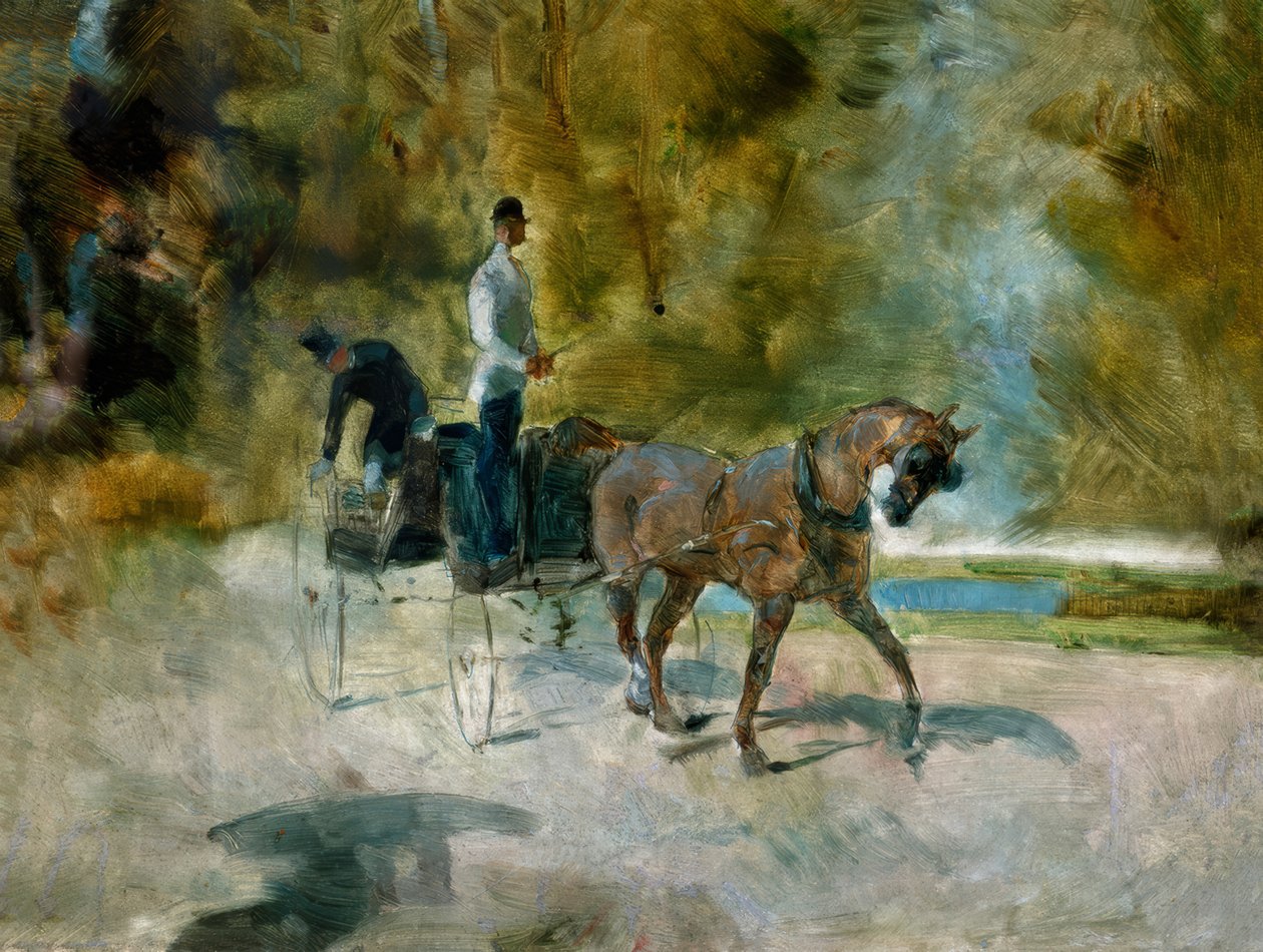 Un dogcart de Henri de Toulouse Lautrec