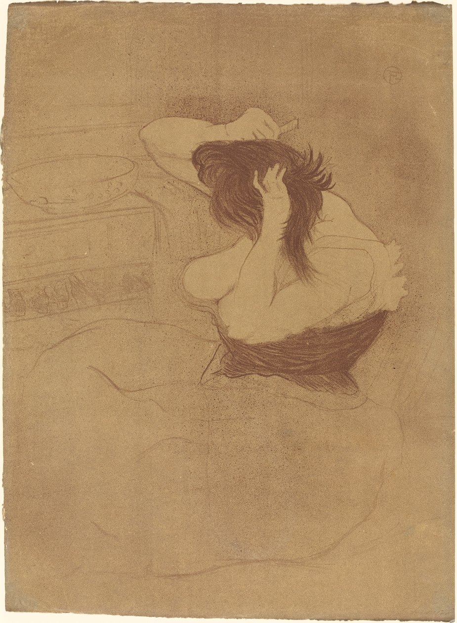 Mujer peinándose de Henri de Toulouse Lautrec