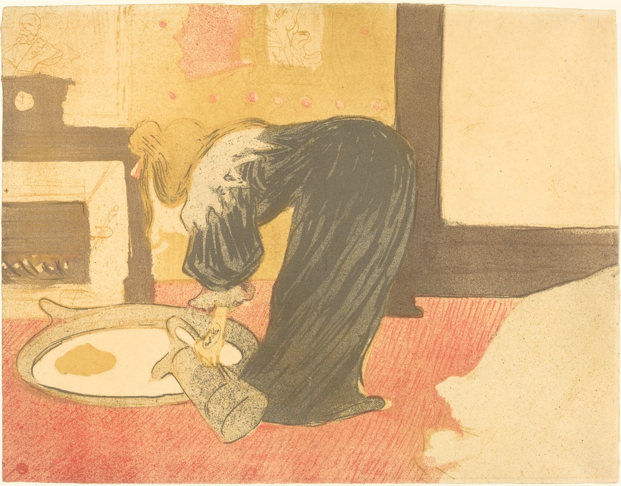 Mujer en la bañera de Henri de Toulouse Lautrec