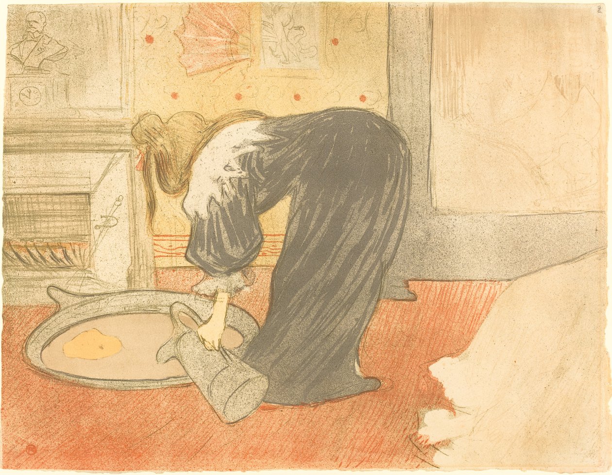 Mujer en la bañera de Henri de Toulouse Lautrec