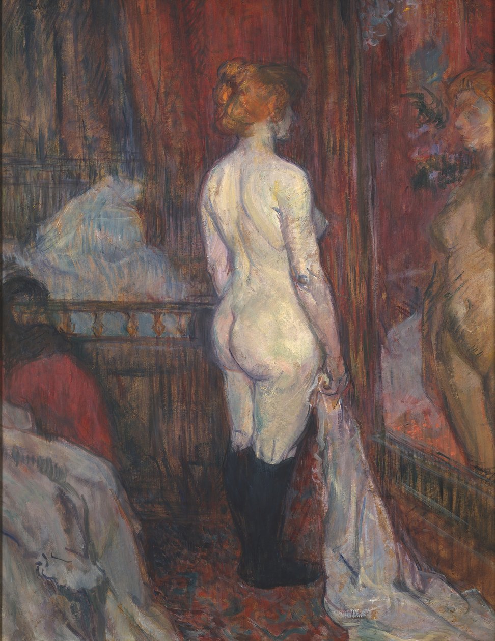 Mujer ante un espejo, 1897 de Henri de Toulouse Lautrec