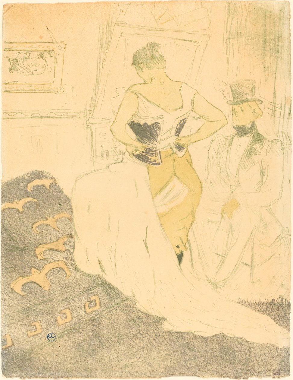 Mujer en Corsé de Henri de Toulouse Lautrec