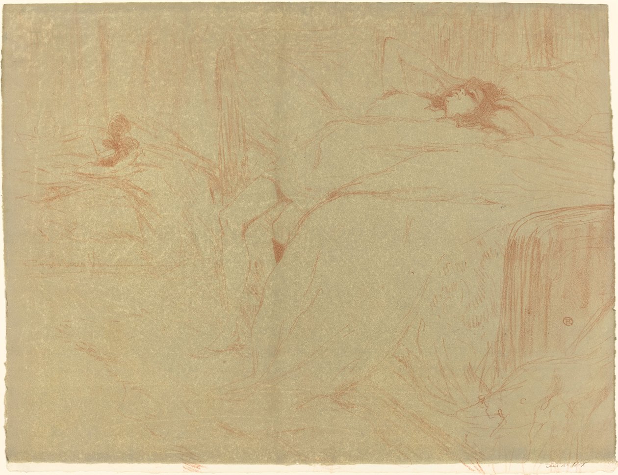 Mujer de espaldas de Henri de Toulouse Lautrec
