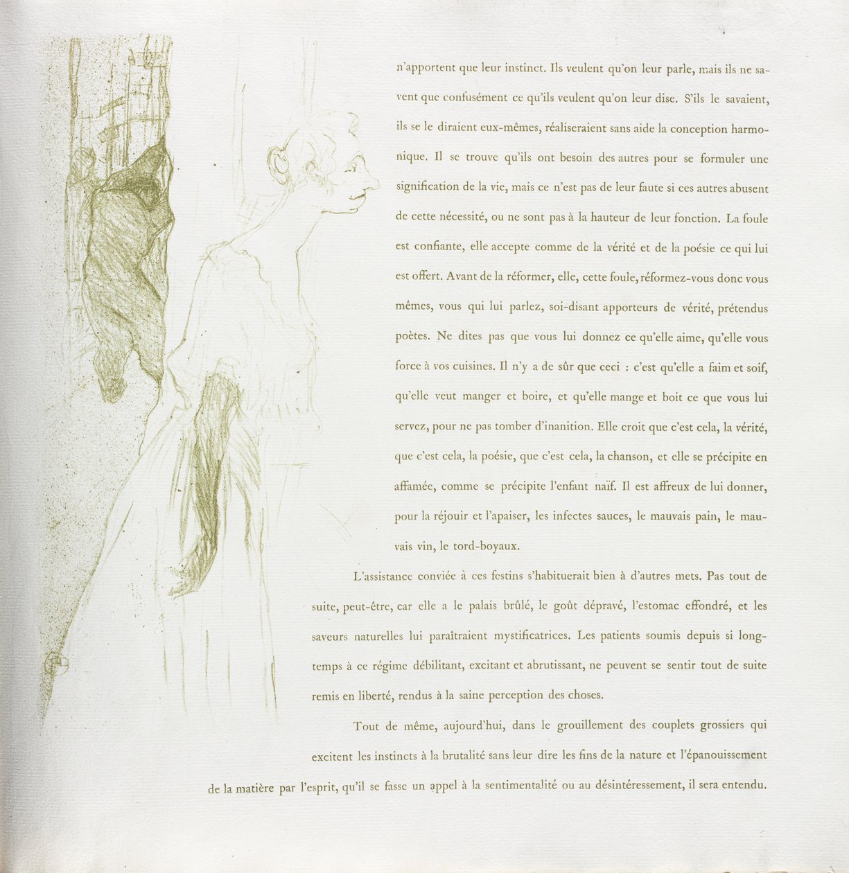 Yvette Guilbert - Serie francesa: No. 11 de Henri de Toulouse Lautrec
