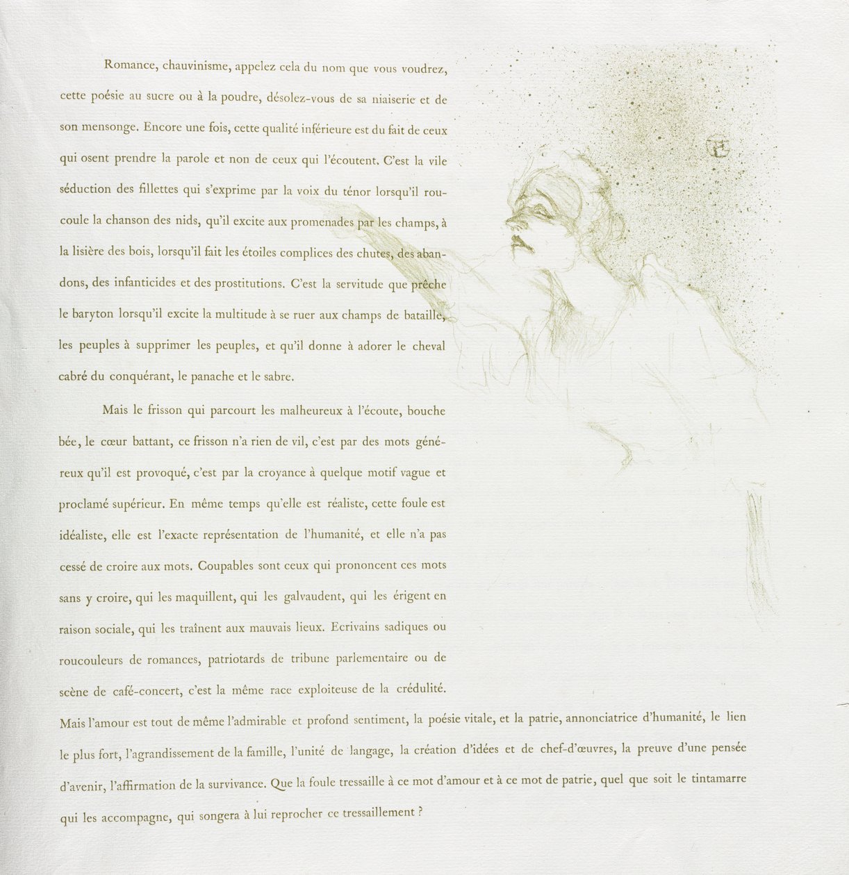 Yvette Guilbert - Serie francesa: No. 12 de Henri de Toulouse Lautrec