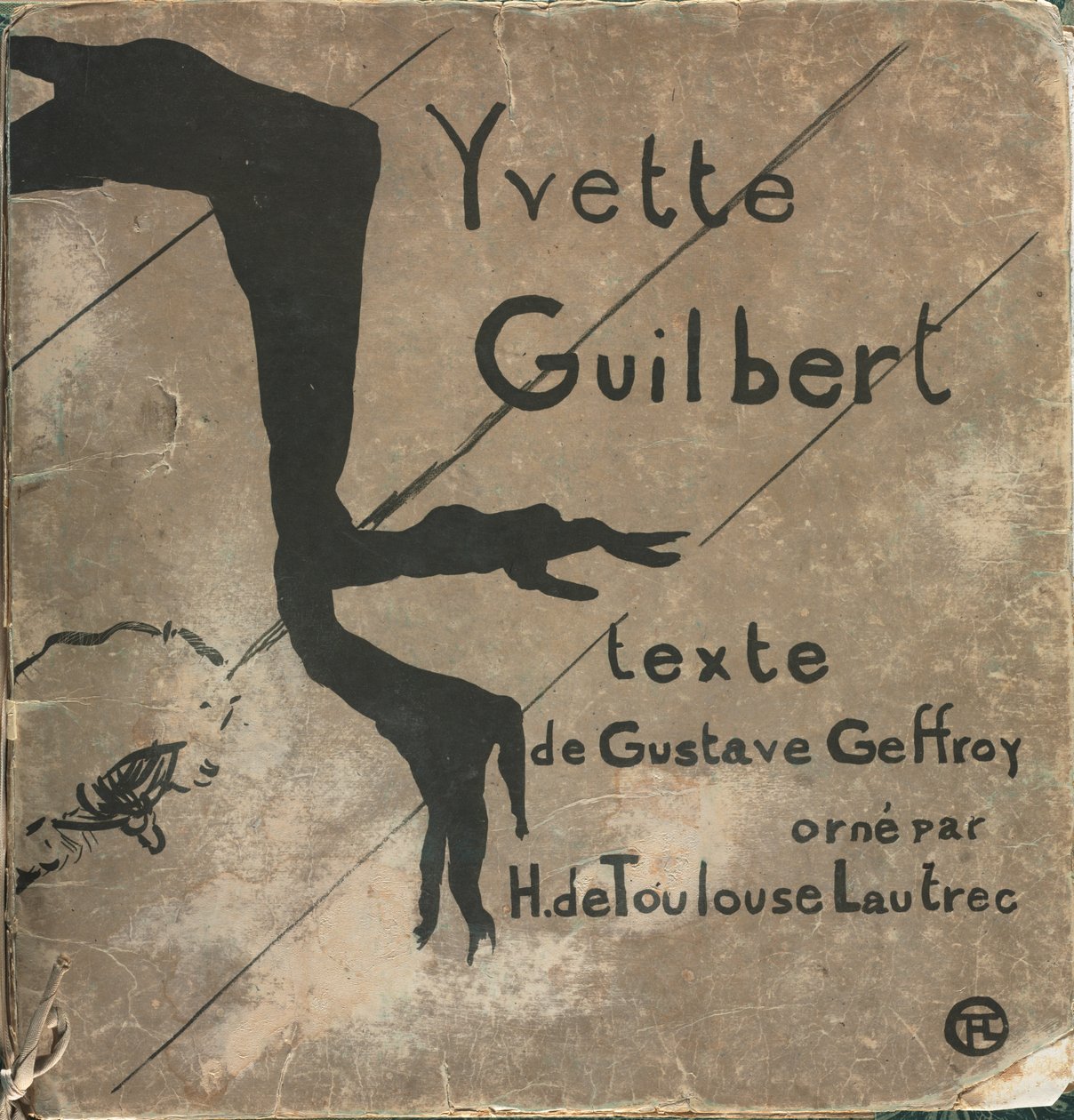 Yvette Guilbert - Serie Francesa, 1894 de Henri de Toulouse Lautrec
