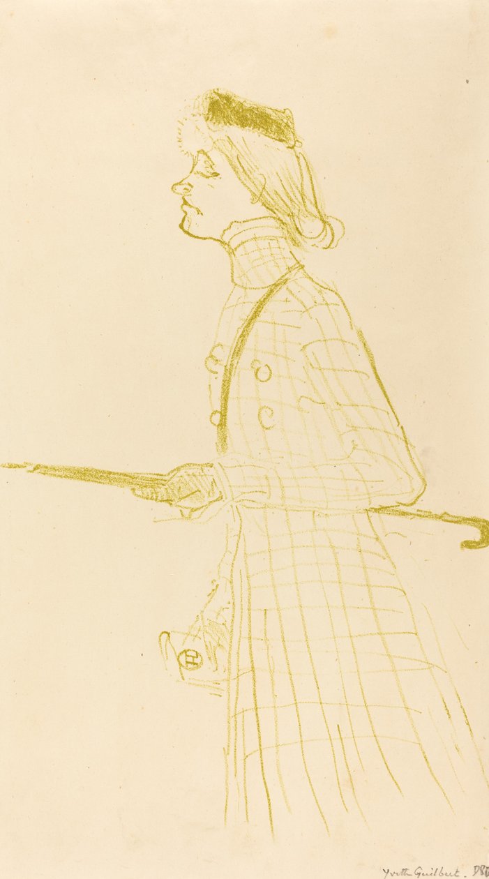 Yvette Guilbert, 1894 de Henri de Toulouse Lautrec