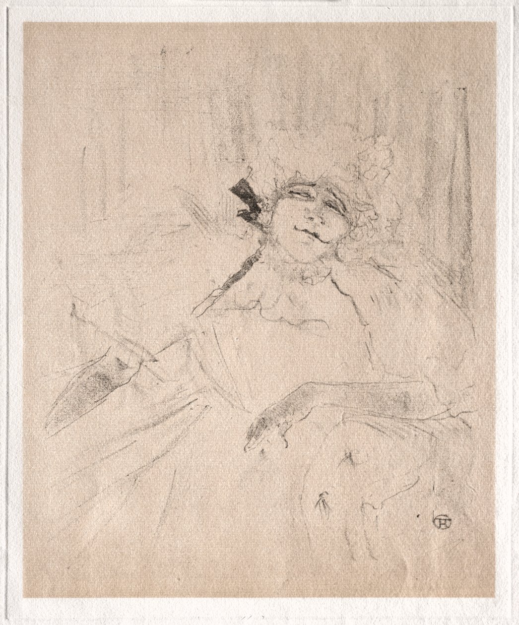 Yvette Guilbert: Chanson Ancienne de Henri de Toulouse Lautrec