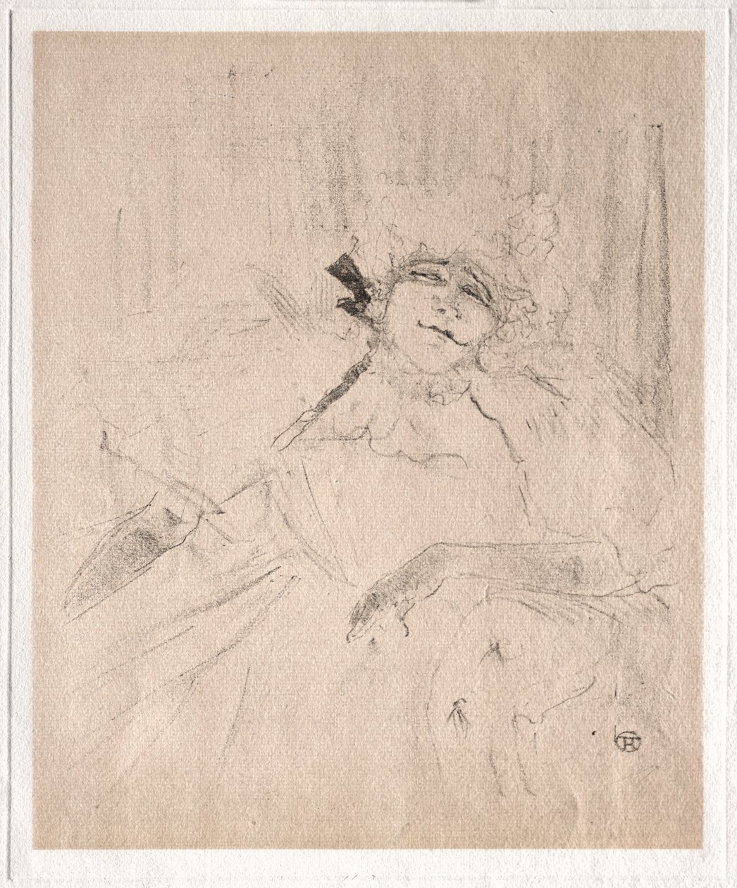 Yvette Guilbert: Canción antigua, 1898 de Henri de Toulouse Lautrec