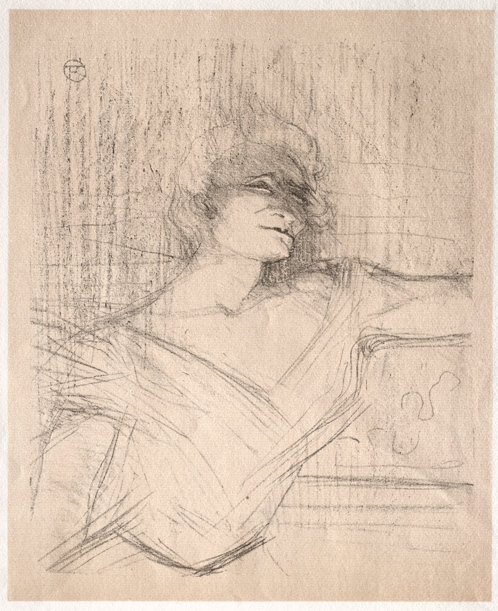 Yvette Guilbert: Dans la glu, 1898 de Henri de Toulouse Lautrec
