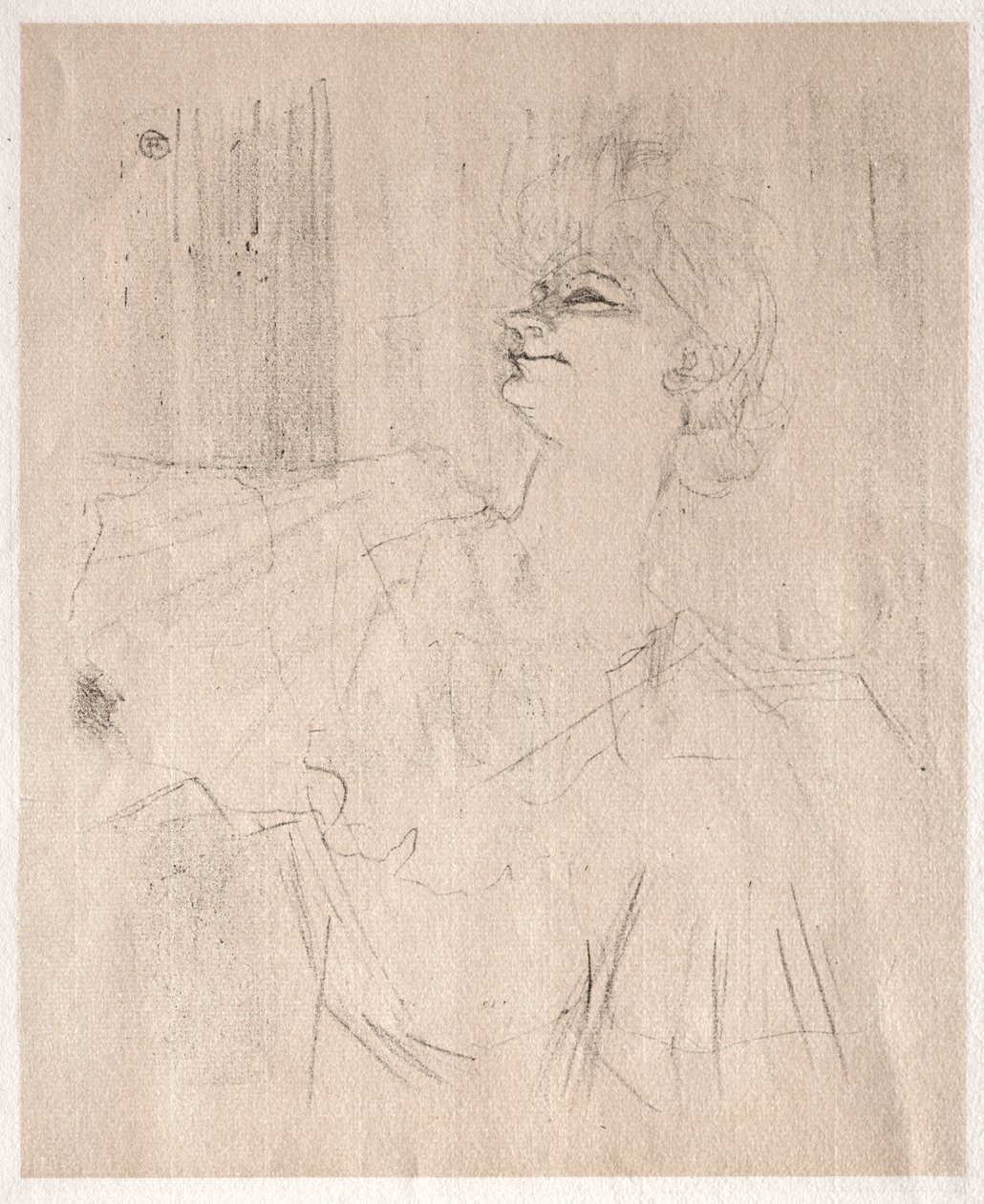 Yvette Guilbert: à Ménilmontant, de Bruant, 1898 de Henri de Toulouse Lautrec