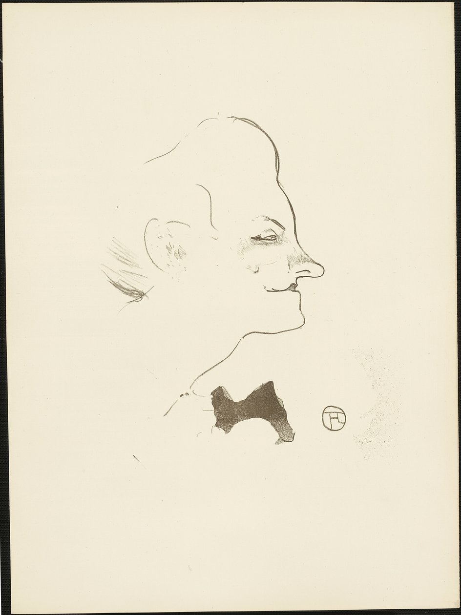 Yvette Guilbert, de Le Café-Concert de Henri de Toulouse Lautrec