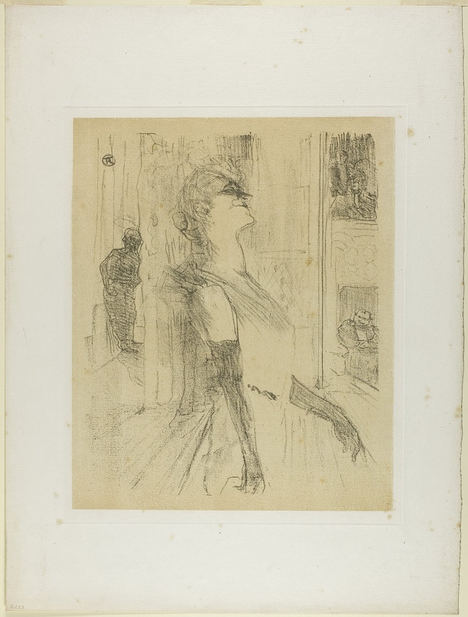 Yvette Guilbert en el Escenario, de Yvette Guilbert de Henri de Toulouse Lautrec