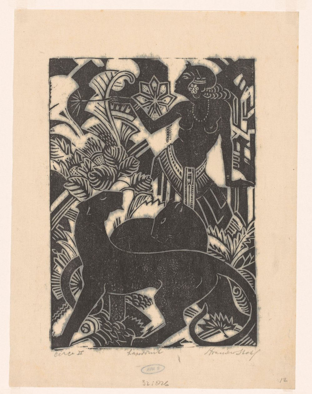 Circe II (título original del objeto) de Henri van der Stok (signed by artist)