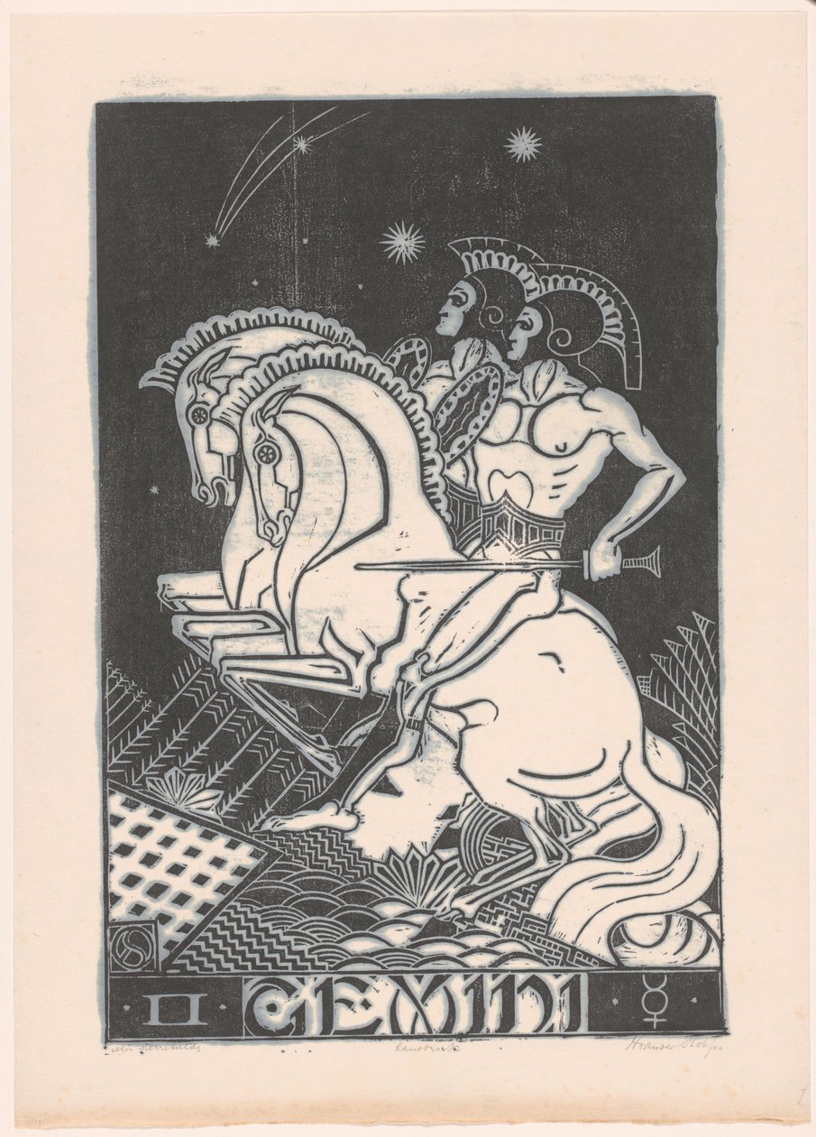 Constelación de gemelos
Géminis (título en el objeto) de Henri van der Stok (signed by artist)