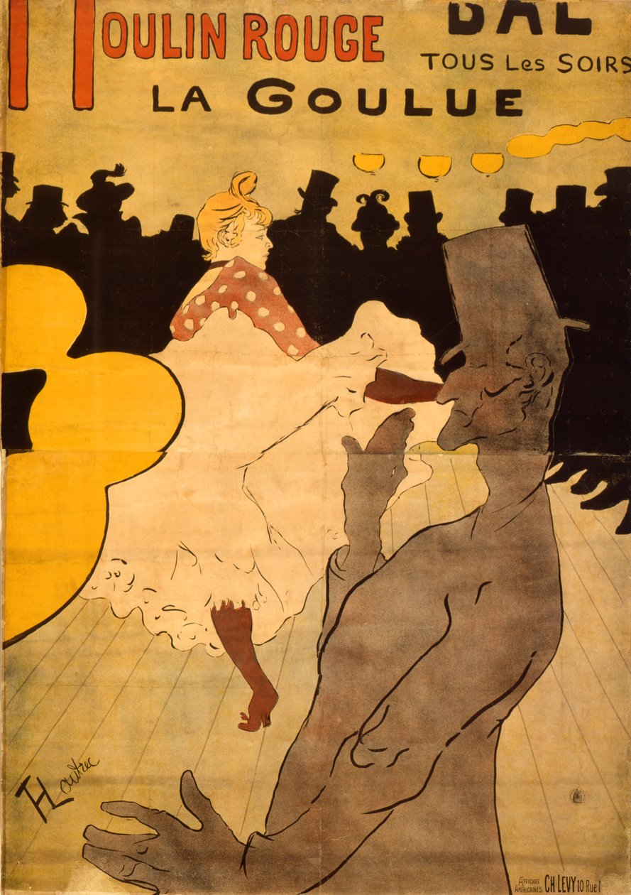 Moulin Rouge: La Goulue de Henri de Toulouse Lautrec