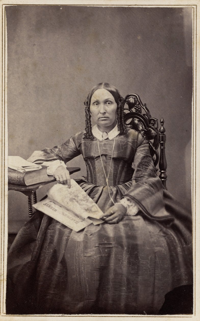Retrato de mujer, 1860 (foto) de Henrietta M. Hart