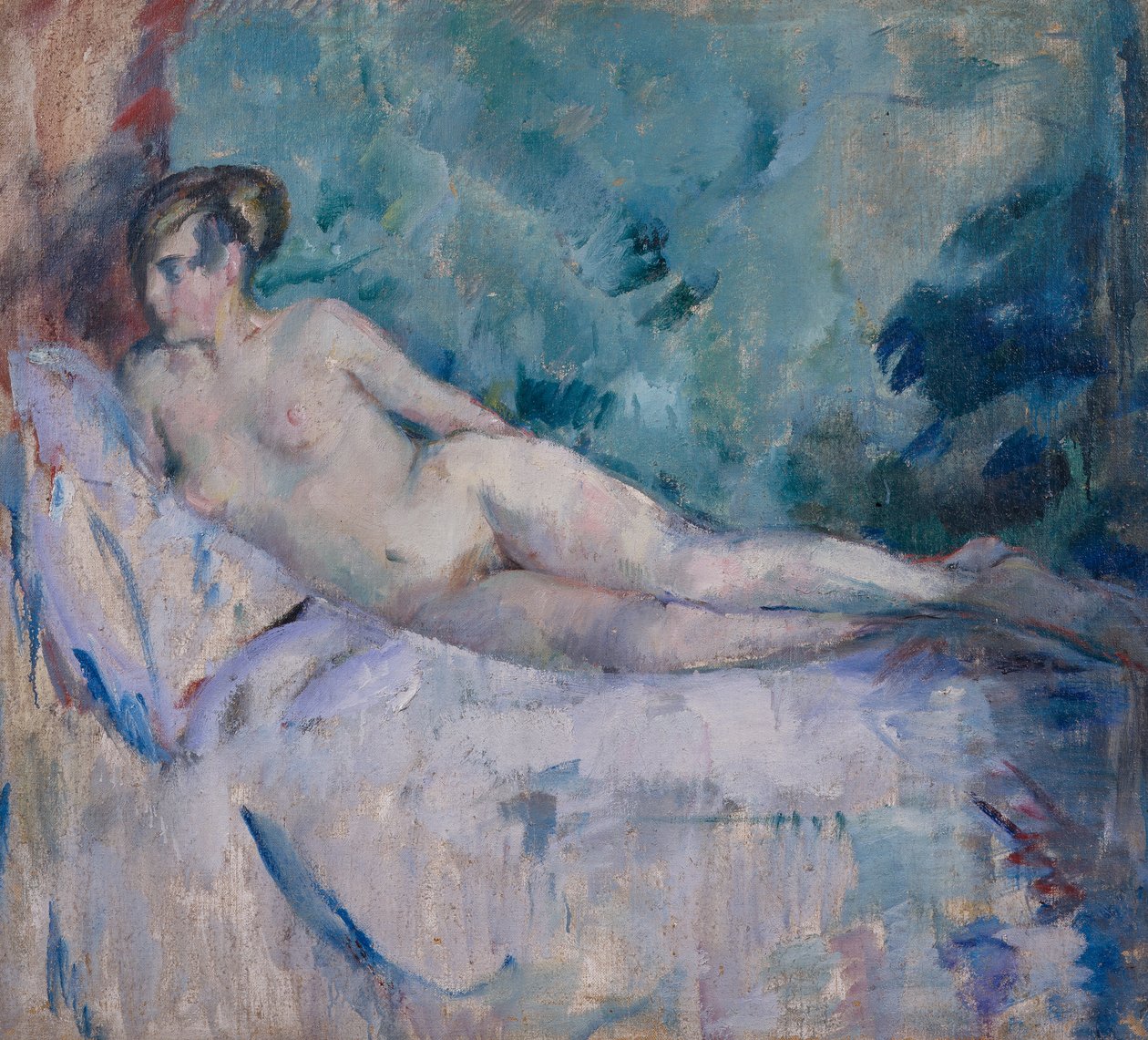 Acostado desnudo (pintura) de Henrik Lund