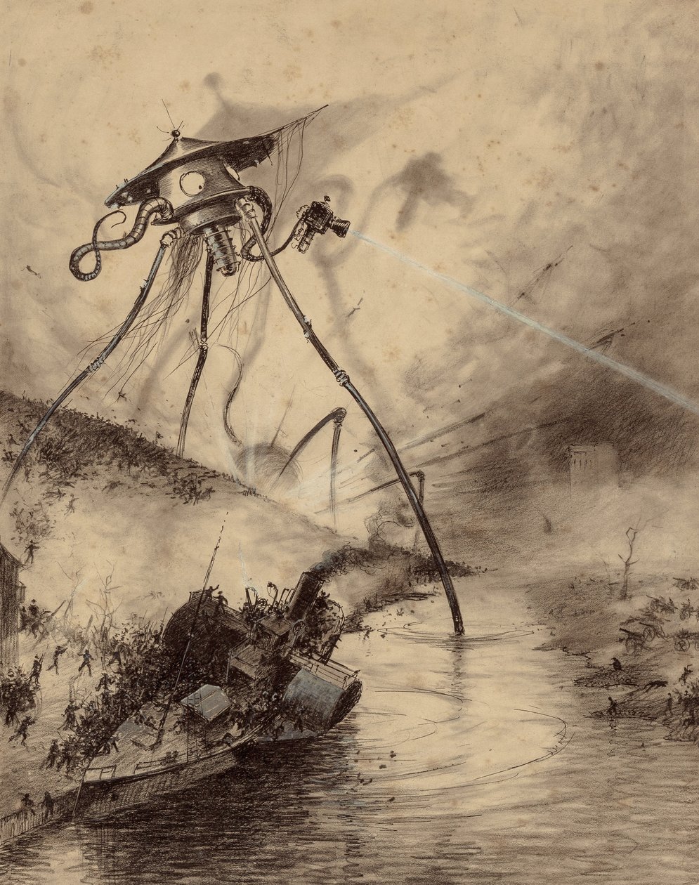 Máquina de lucha marciana en el Valle del Támesis de Henrique Alvim Correa