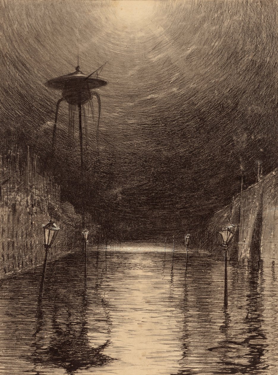 Máquina marciana sobre el Támesis de Henrique Alvim Correa