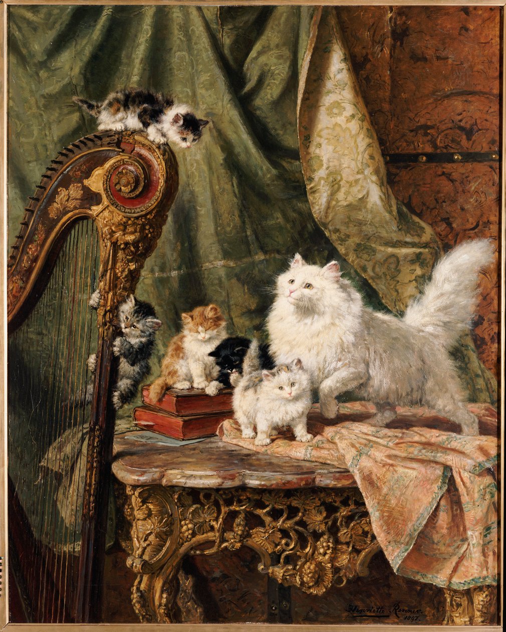 Un interludio musical de Henriëtte Ronner Knip