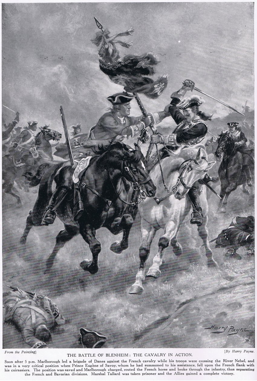 La Batalla de Blenheim, c.1910 de Henry A. Payne