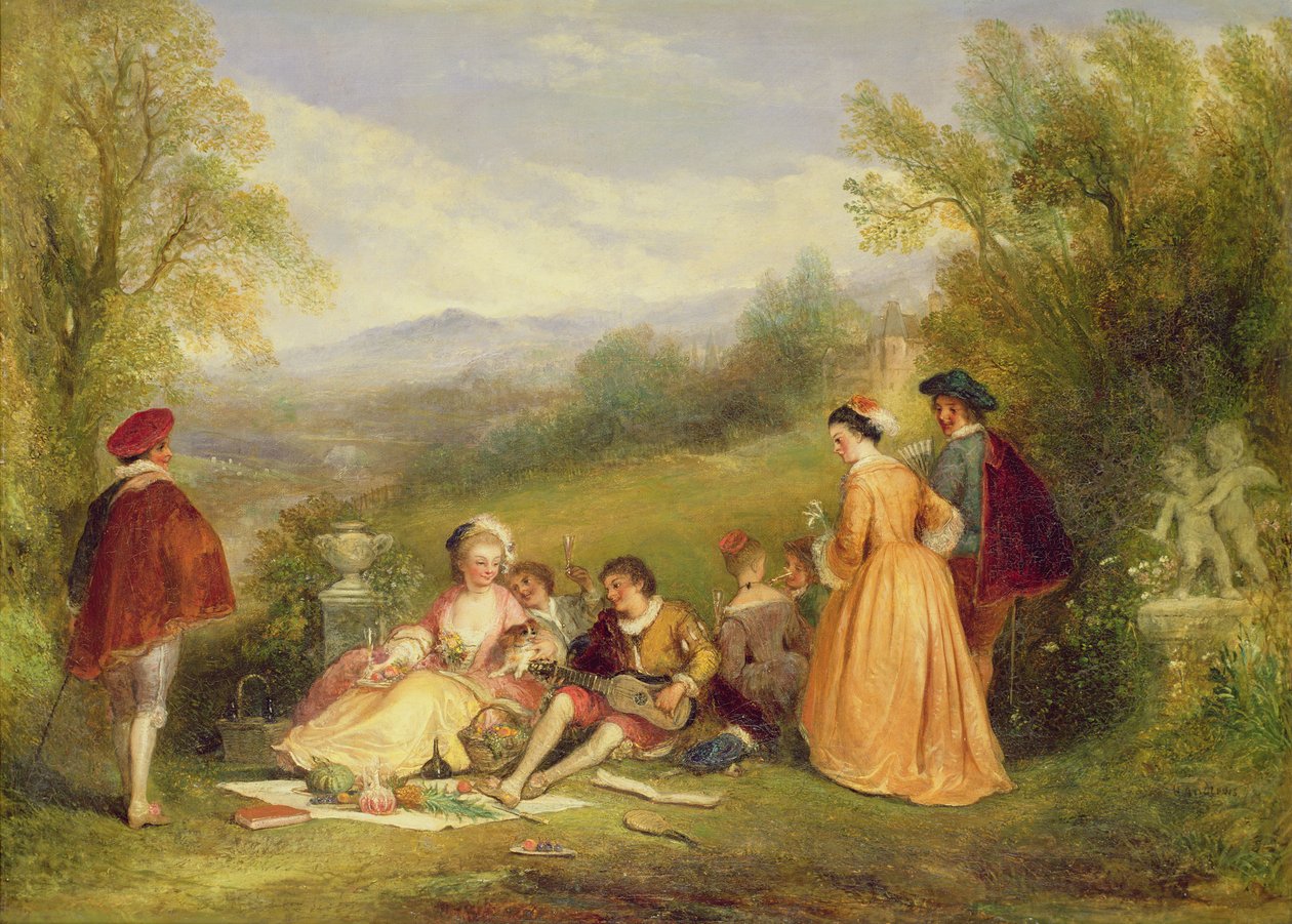 Una escena galante de Henry Andrews