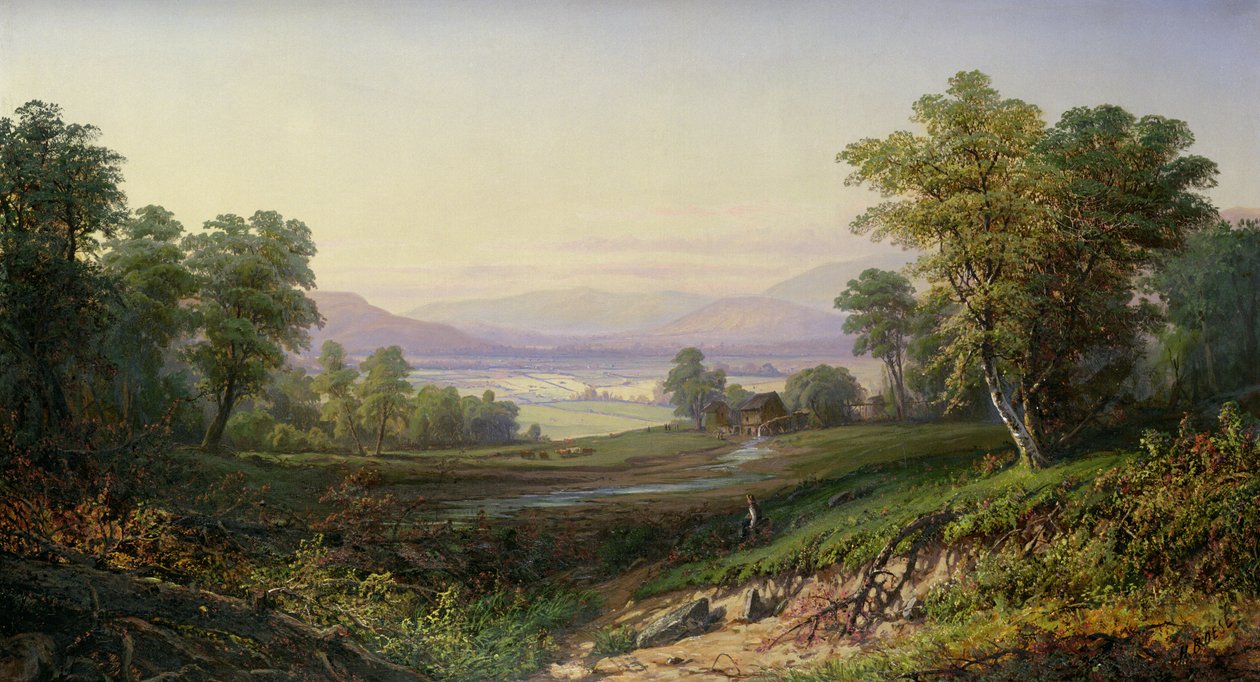 Escena cerca de las Montañas del Valle de los Cerezos de Henry Boese