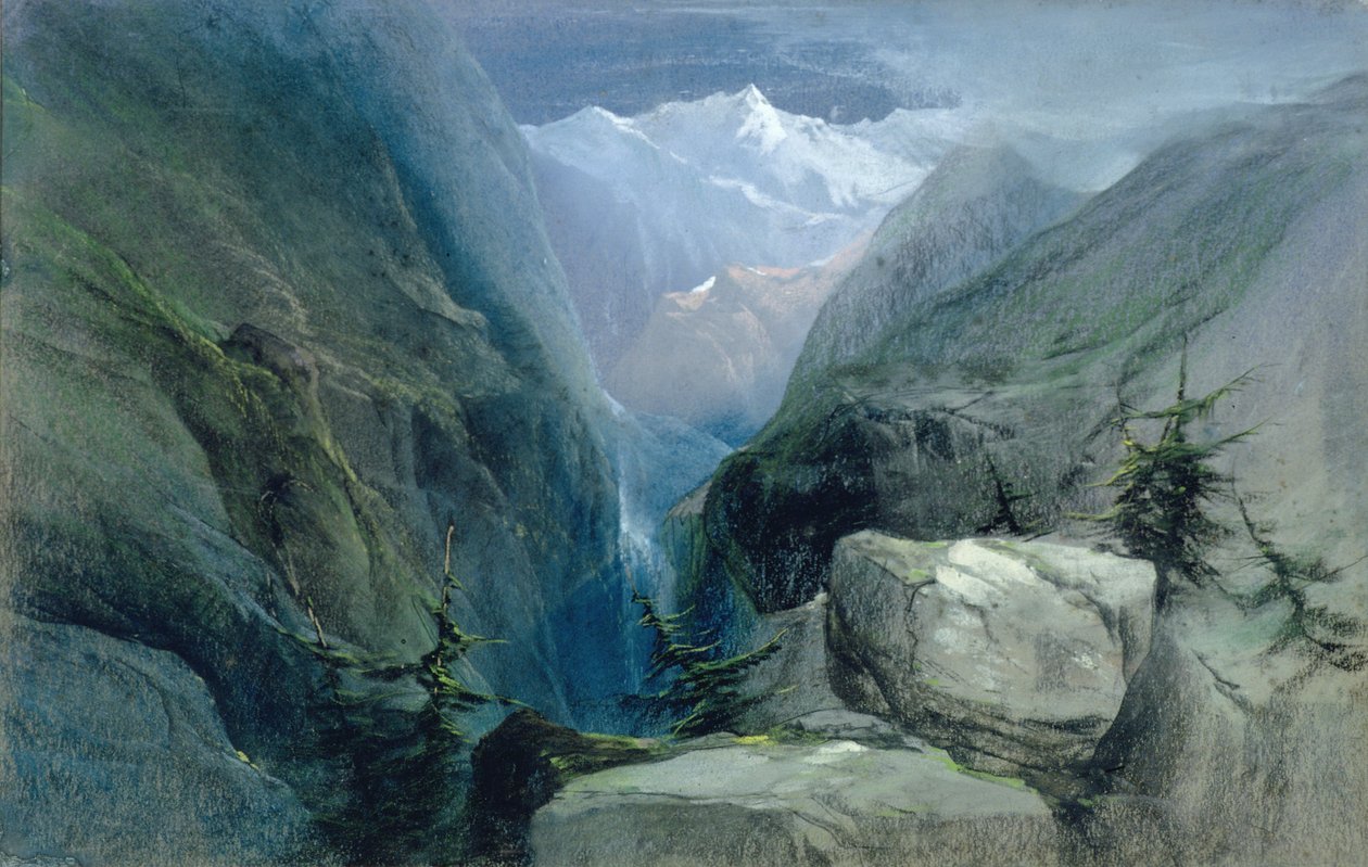 Paisaje montañoso de Henry Bright