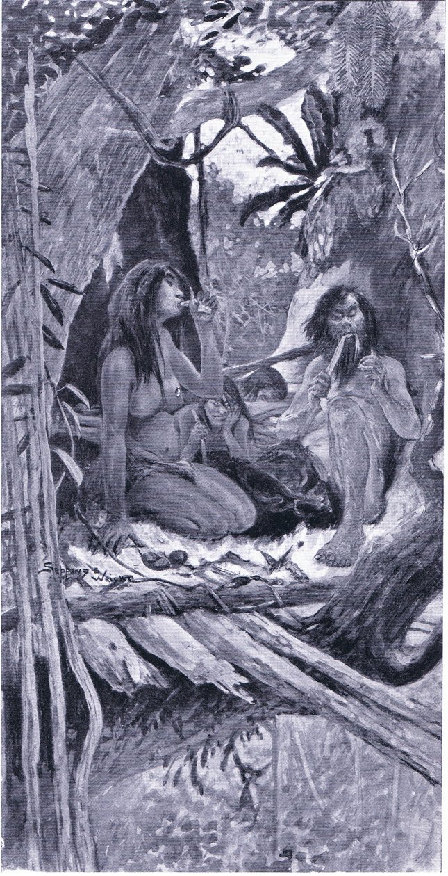 Habitante de árboles prehistórico chino de Henry Charles Seppings Wright