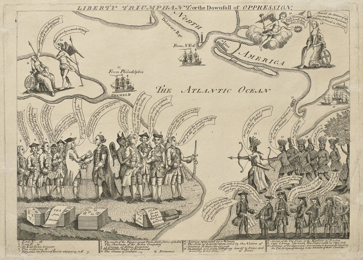 Libertad Triunfante (o La Caída de la Opresión) de Henry Dawkins
