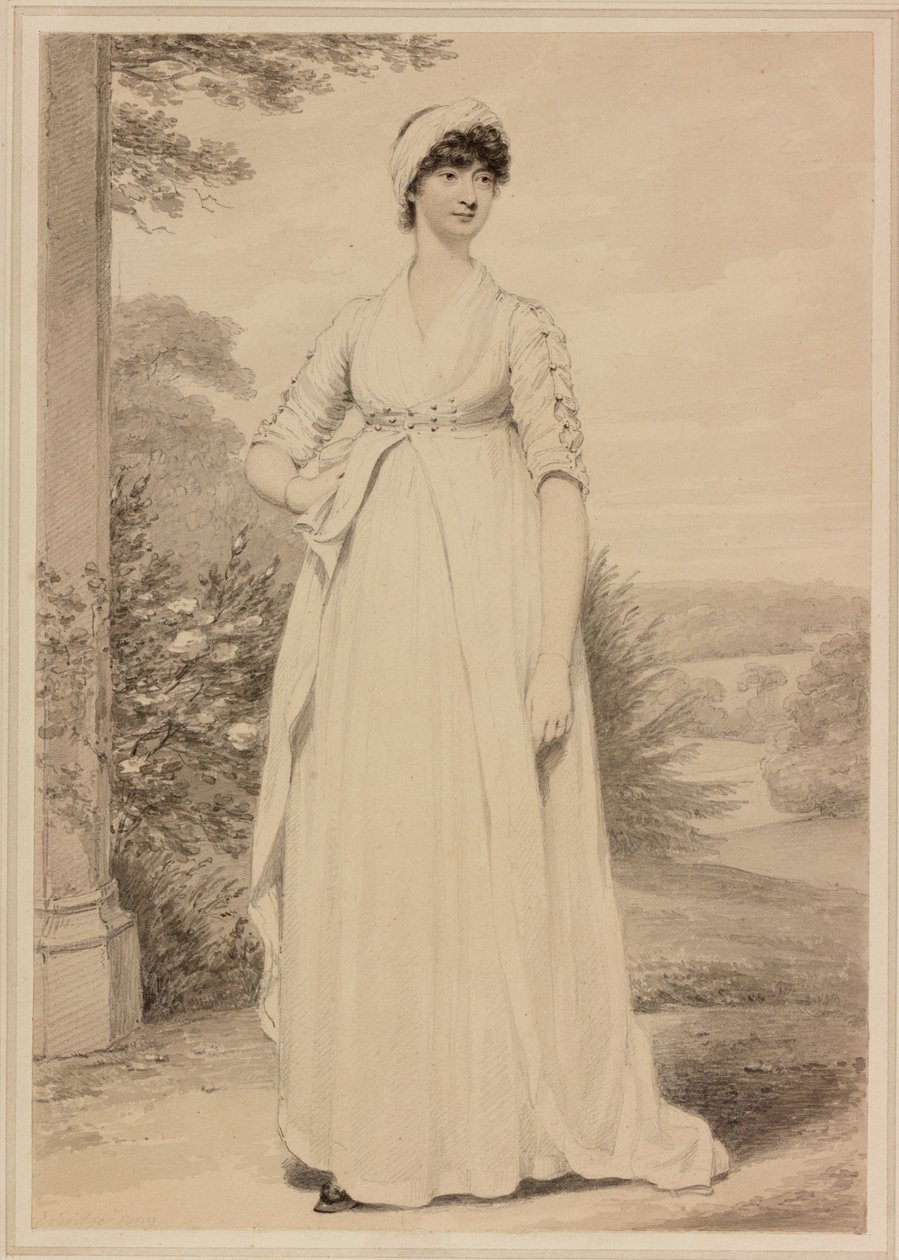 Retrato de una dama, 1799 de Henry Edridge