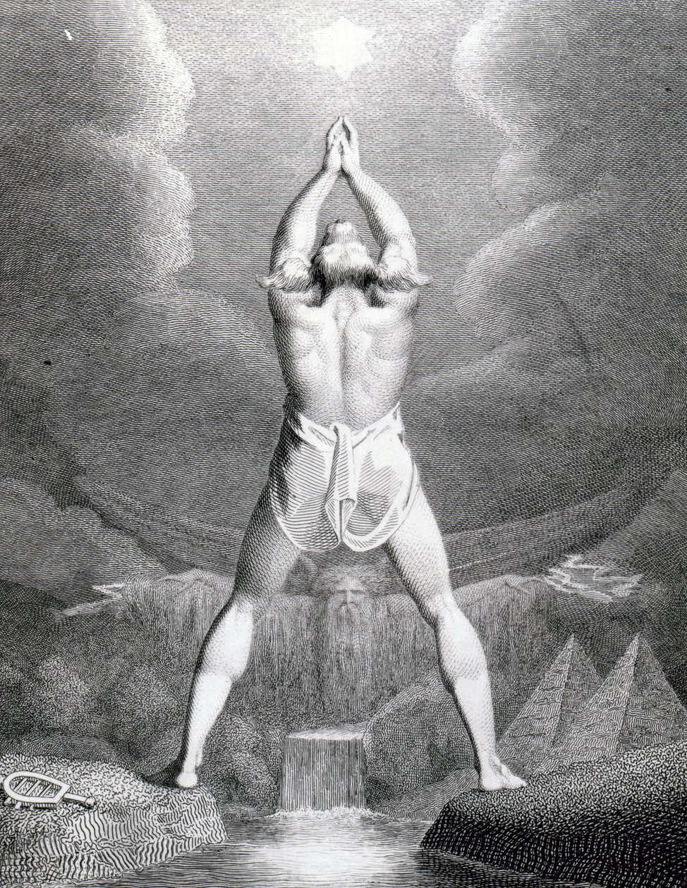 Fertilización de Egipto, grabado por William Blake, 1791 de Johann Heinrich Füssli