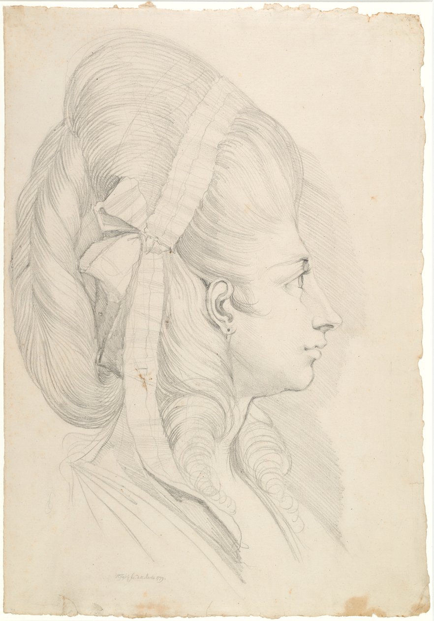 Retrato de Anna Magdalene Schweizer, de soltera Hess de Johann Heinrich Füssli
