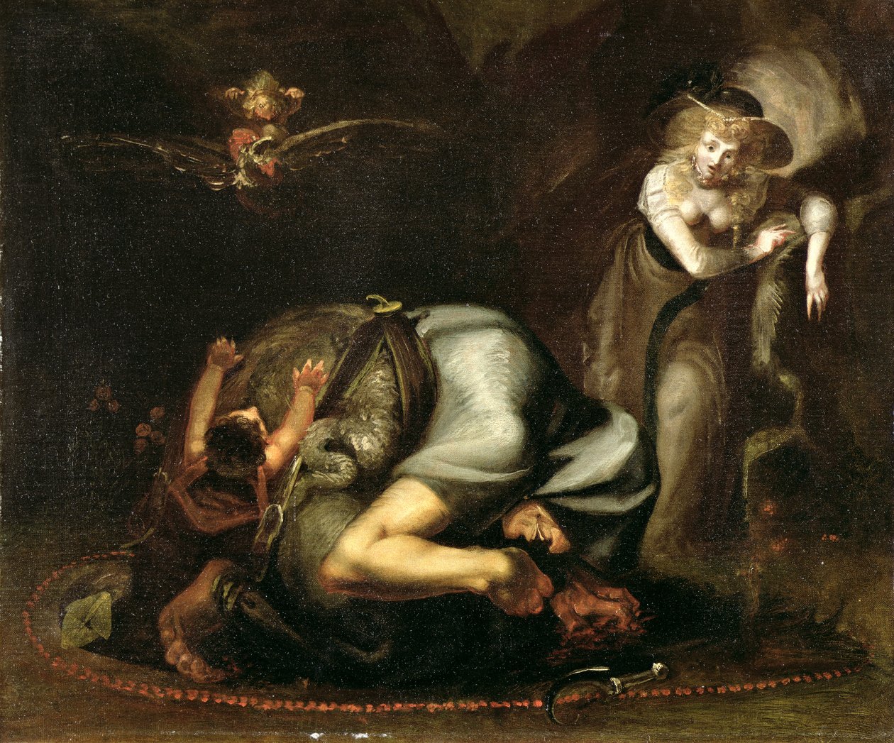 Escena de brujas de 
