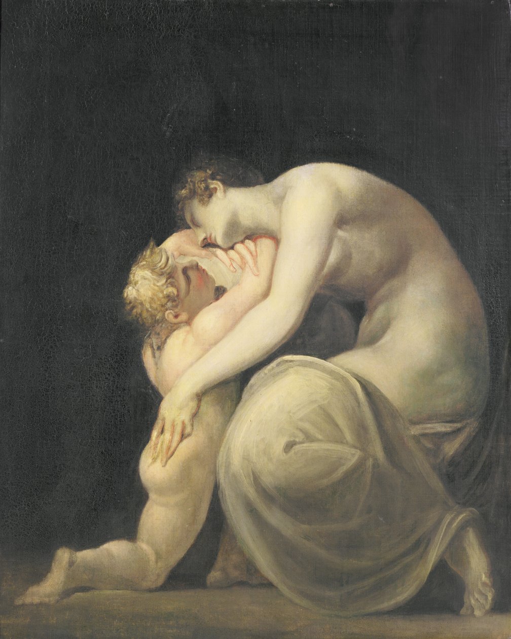 Tekemessa y Eurysakes, c.1800-10 de Johann Heinrich Füssli