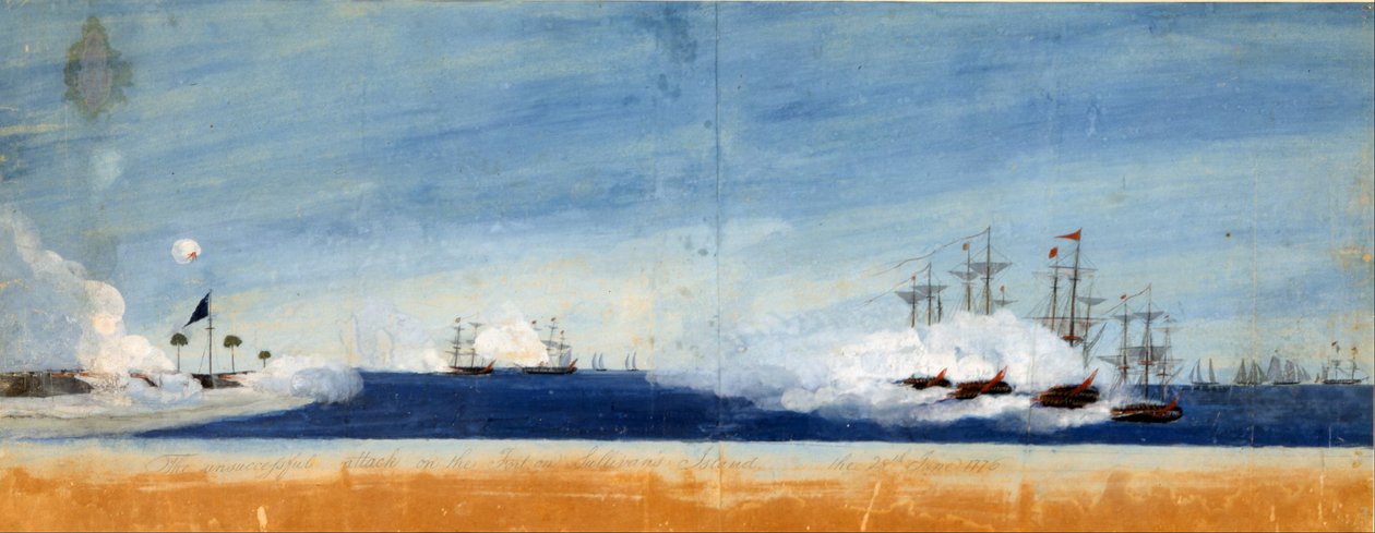El Ataque Fallido al Fuerte en la Isla Sullivans de Henry Gray