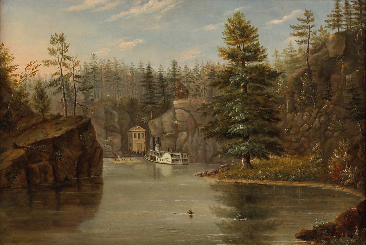 Garganta del St. Croix, 1847 de Henry Lewis