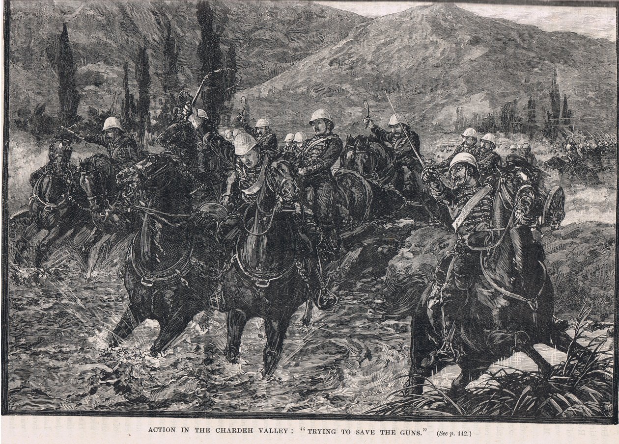 Acción en el valle de Chardeh: 