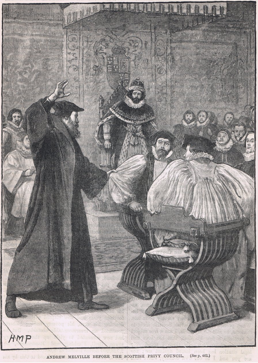 Andrew Melville ante el Consejo Privado Escocés 1605 de Henry Marriott Paget
