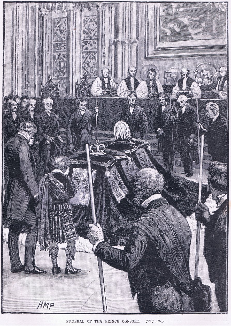 Funeral del Príncipe Consorte 1862 AD de Henry Marriott Paget