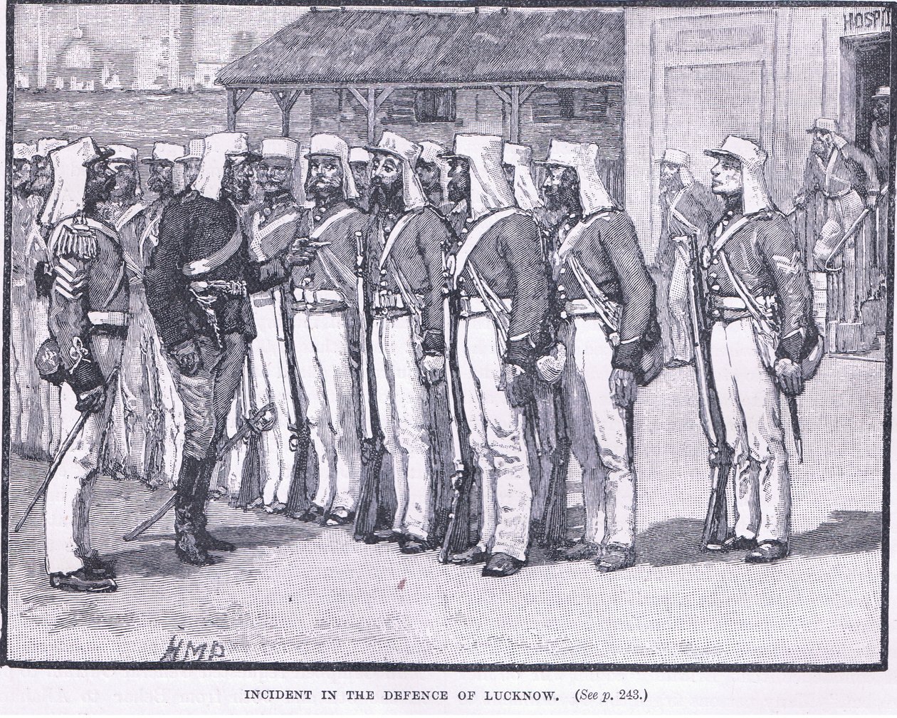 Incidente en la defensa de Lucknow 1857 AD de Henry Marriott Paget